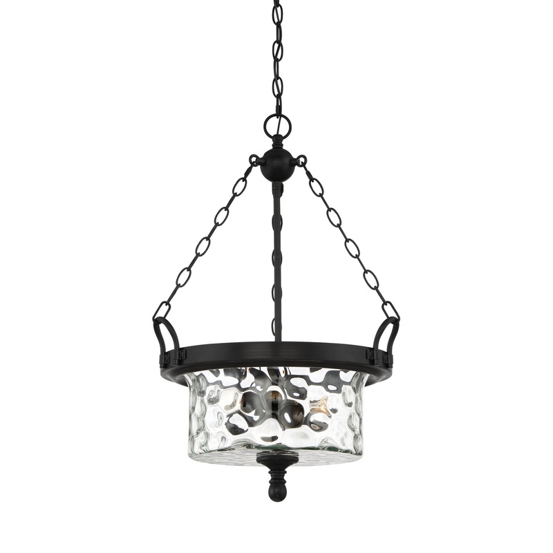 Amilla Three Light Pendant in Natural Iron