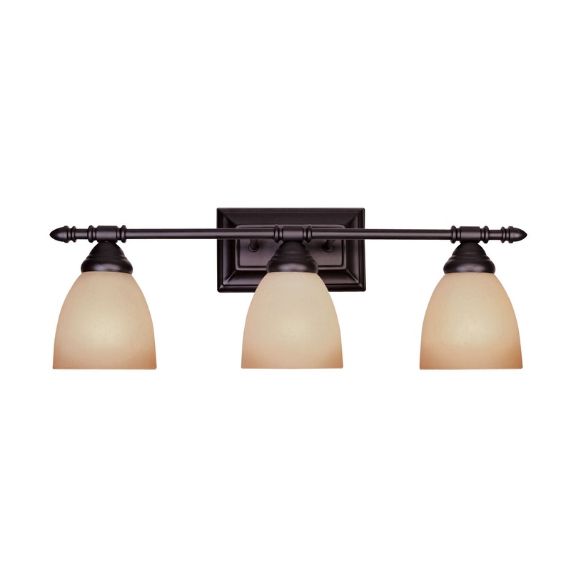 Apollo Three Light Bath Bar in Oil Rubbed Bronze