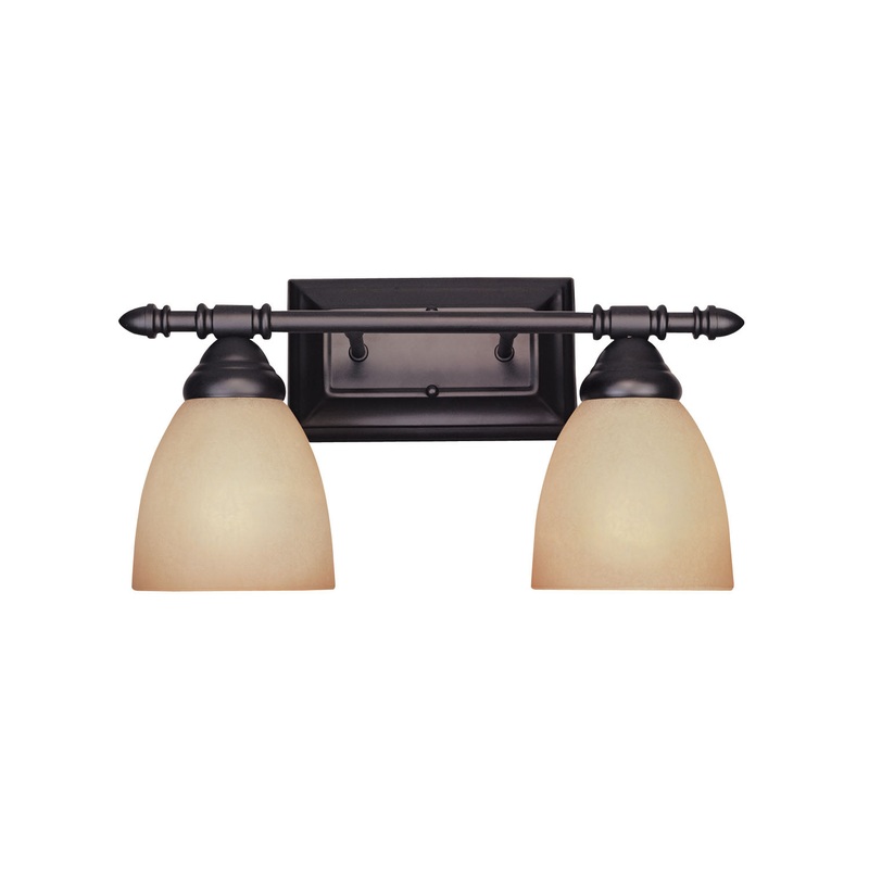 Apollo Two Light Bath Bar in Oil Rubbed Bronze
