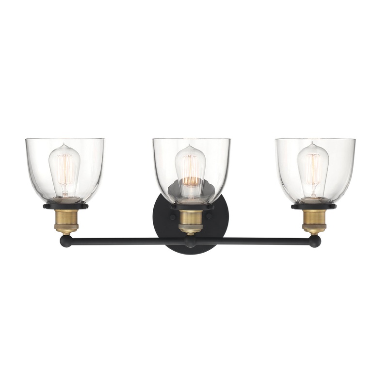 Bryson Three Light Bath in Vintage Bronze