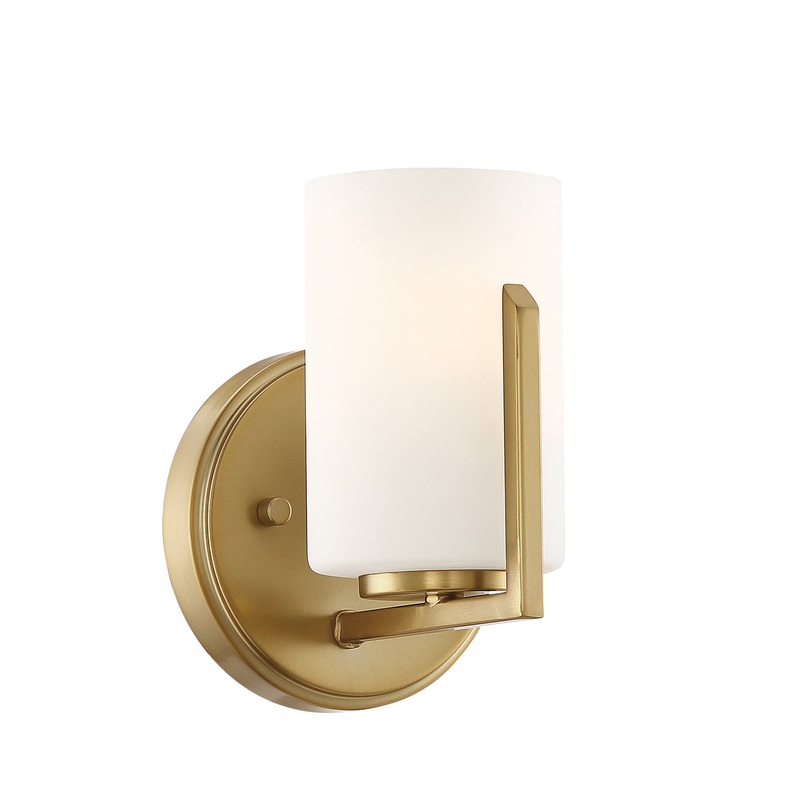 Elara One Light Wall Sconce in Gold (Brushed)