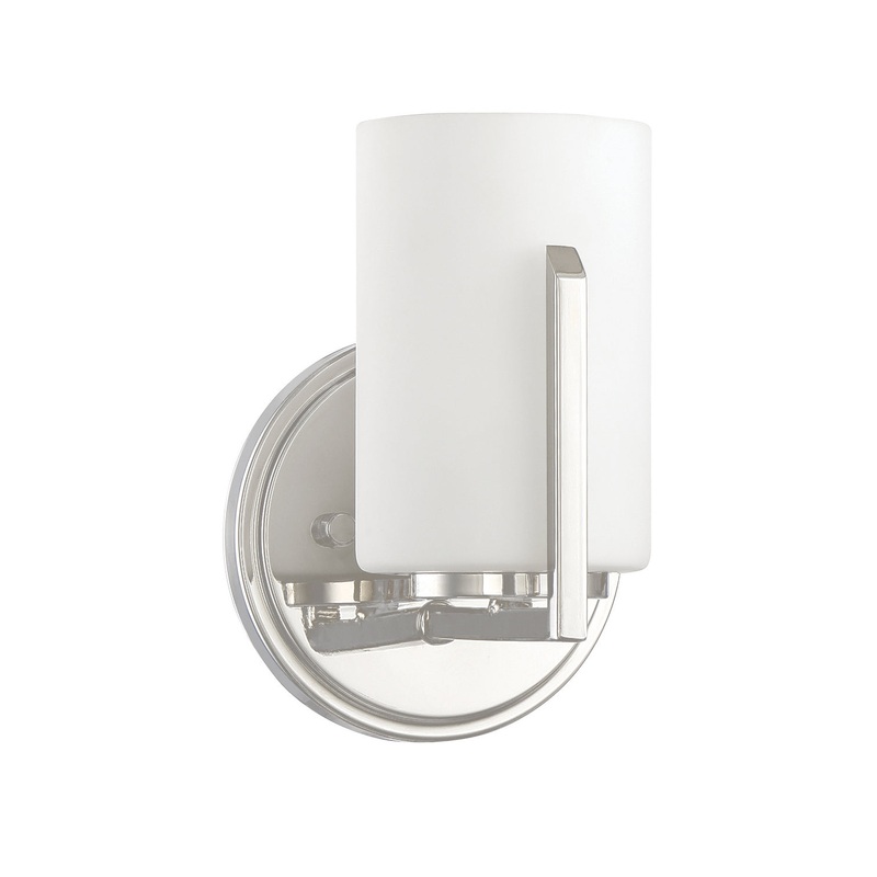 Elara One Light Wall Sconce in Nickel (Polished)