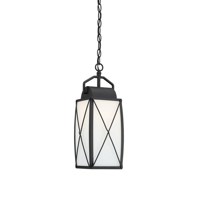 Fairlington One Light Hanging Lantern in Black