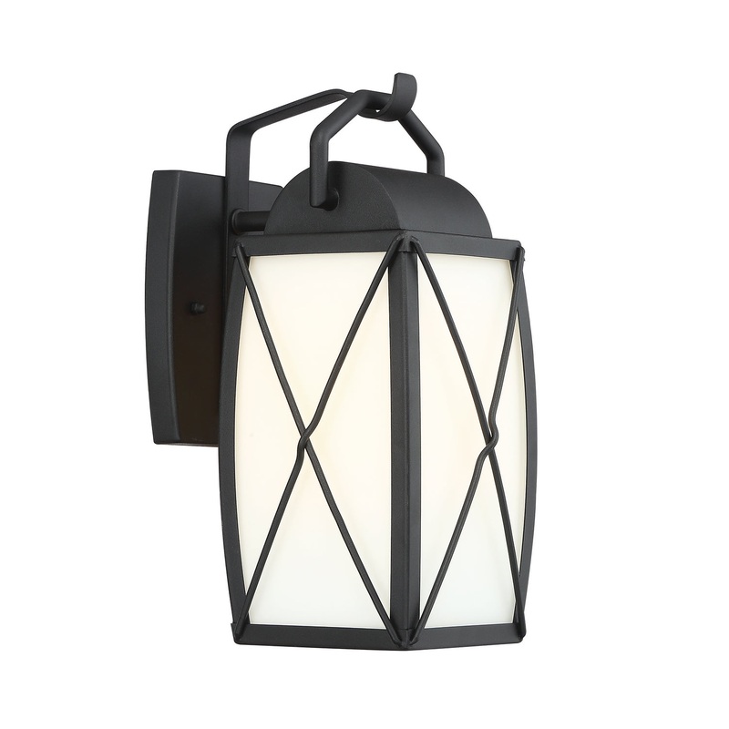 Fairlington One Light Wall Lantern in Black