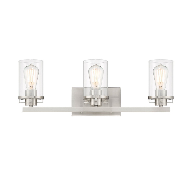 Jedrek Three Light Vanity in Brushed Nickel