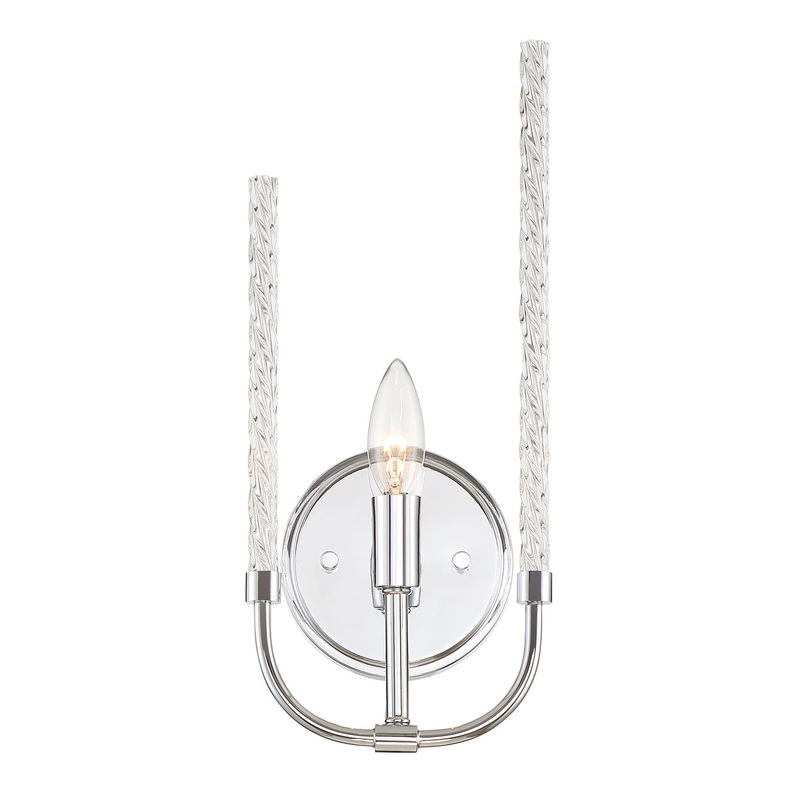 Laretto One Light Wall Sconce in Chrome