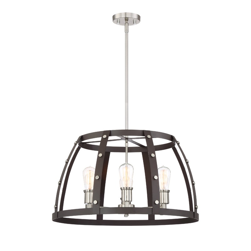 Presidio Six Light Chandelier in Rustique