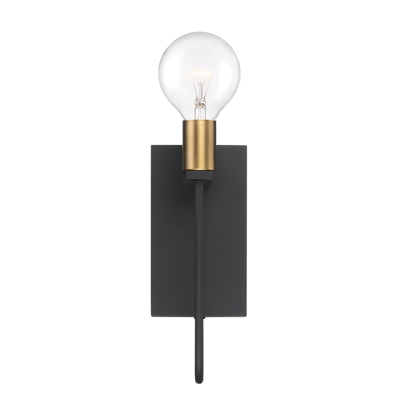 Ravella One Light Wall Sconce in Black