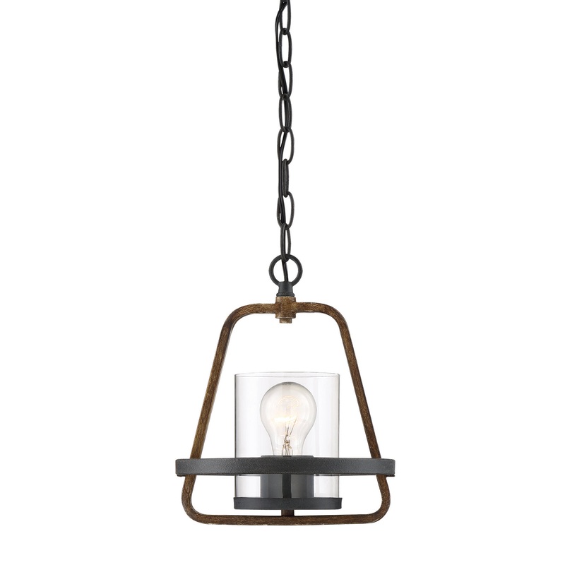 Ryder One Light Mini Pendant in Forged Black