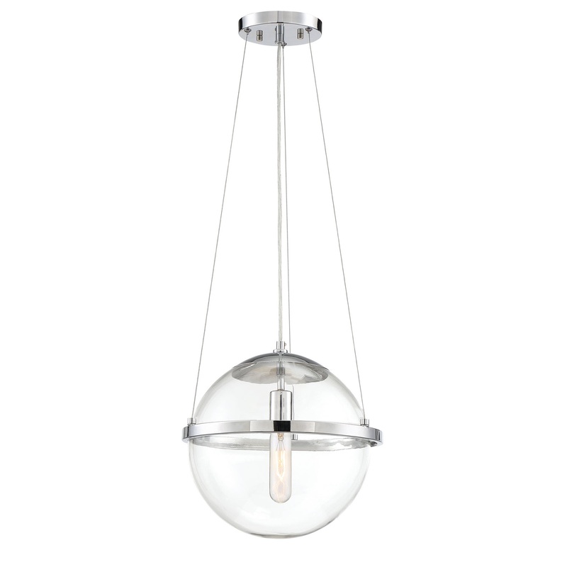 Welton One Light Pendant in Chrome