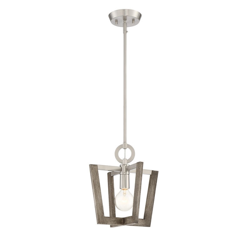 Westend One Light Mini Pendant in Satin Platinum