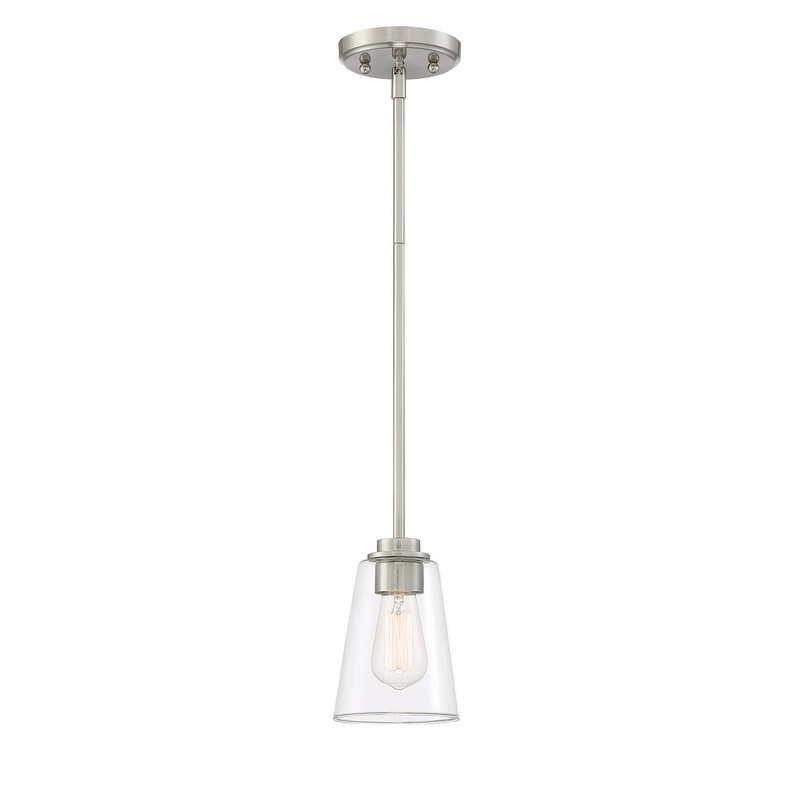 Westin One Light Mini Pendant in Satin Platinum