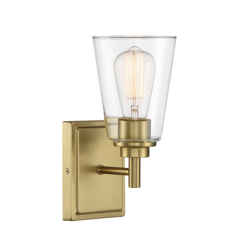 Westin One Light Vanity in Brushed Gold