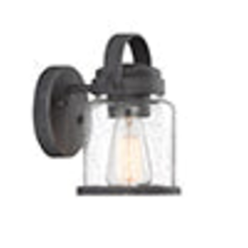 Easton One Light Wall Lantern in Weathered Pewter
