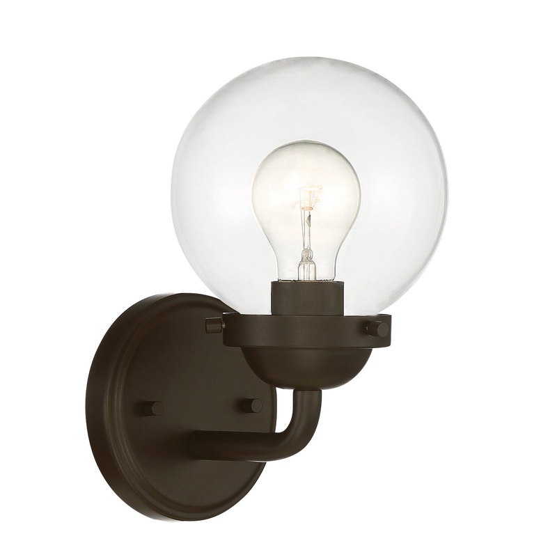 Knoll One Light Wall Sconce in Oil Rubbed Bronze