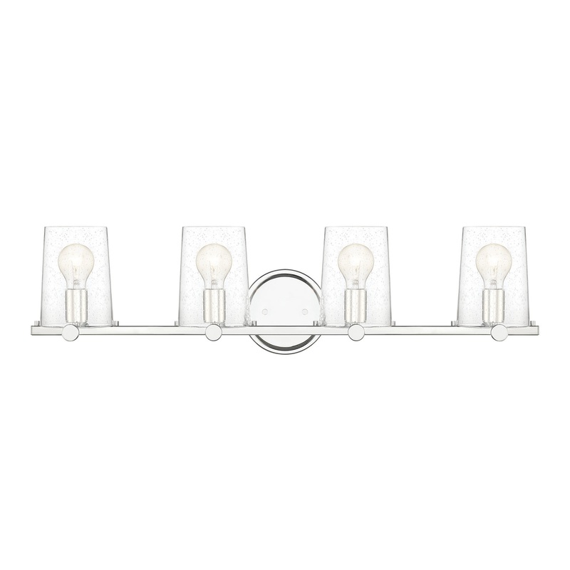 Matteson Four Light Bath Bar in Chrome