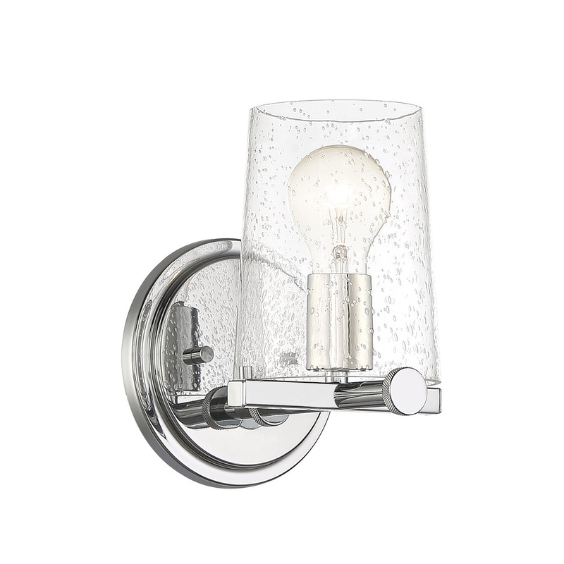 Matteson One Light Wall Sconce in Chrome
