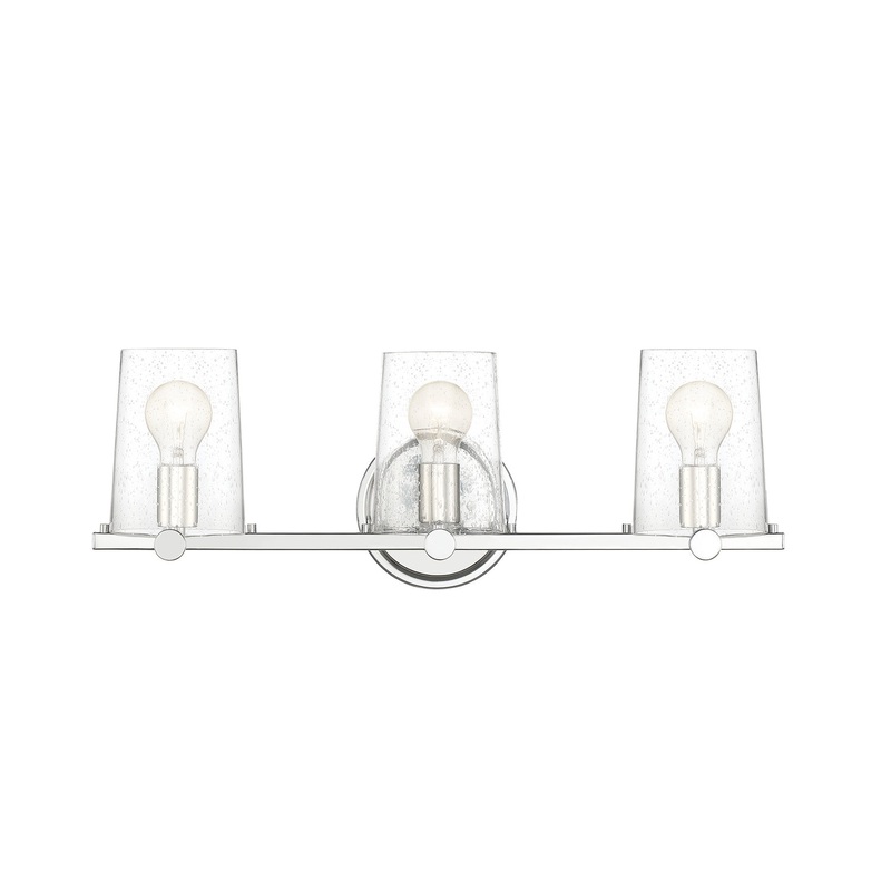 Matteson Three Light Bath Bar in Chrome