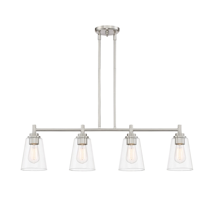 Westin Four Light Island Pendant in Satin Platinum