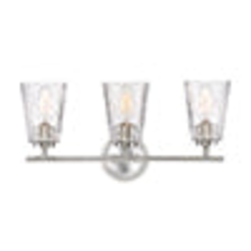 Westwood Three Light Bath Bar Vanity in Polished Nickel