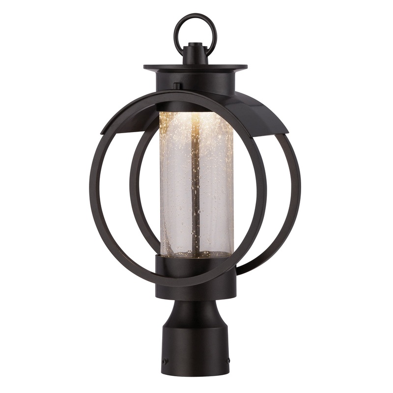 Arbor LED Post Lantern in Burnished Bronze