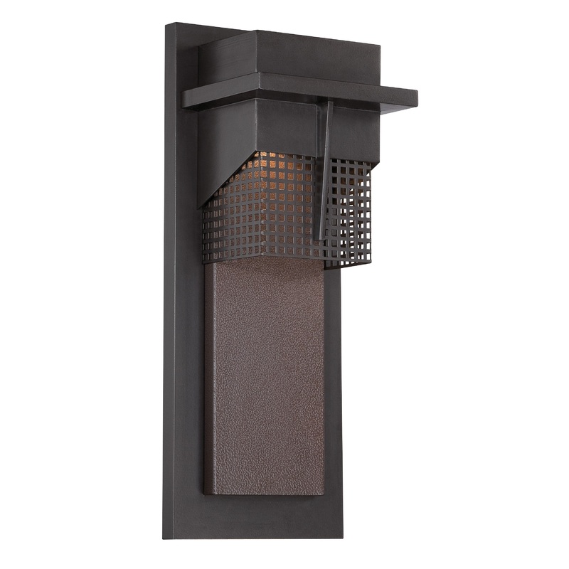Beacon LED Wall Lantern in Burnished Bronze
