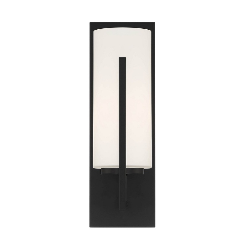 Cambria One Light Wall Sconce in Matte Black