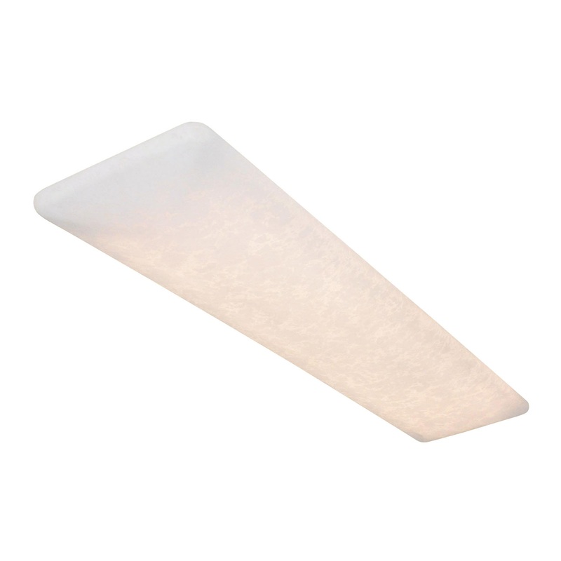Cloud Fluorescent Three Light Flushmount in White