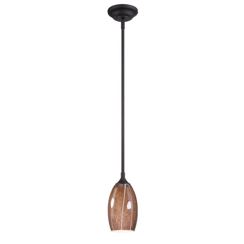 Eco-Gem LED Mini Pendant in Oil Rubbed Bronze