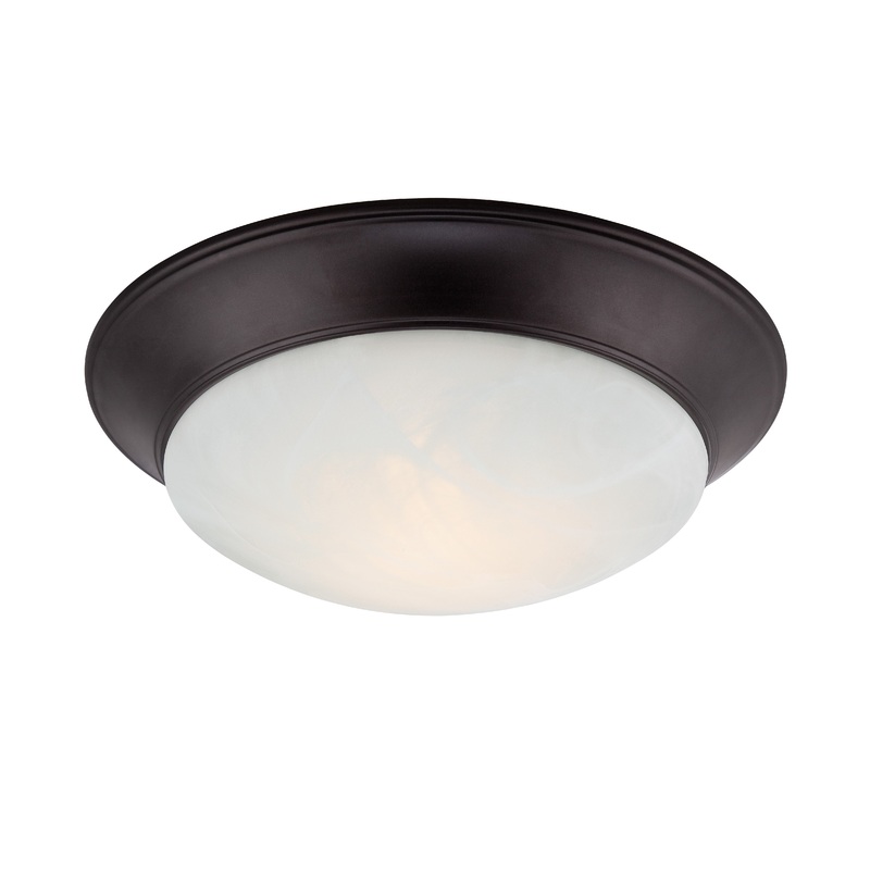 Halo LED Flushmount in Oil Rubbed Bronze