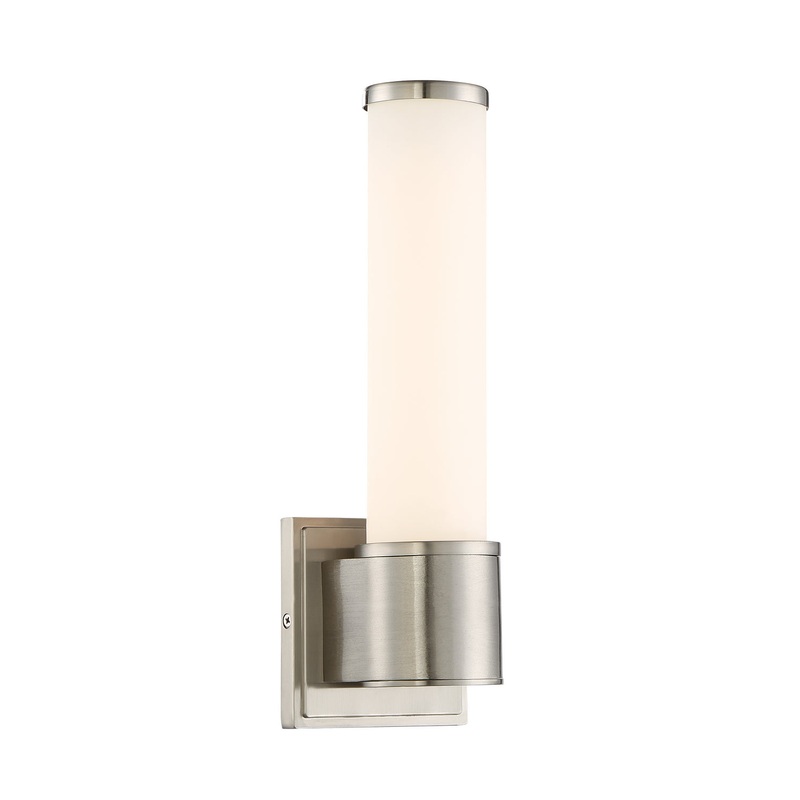 Linden Wall Sconce in Satin Platinum