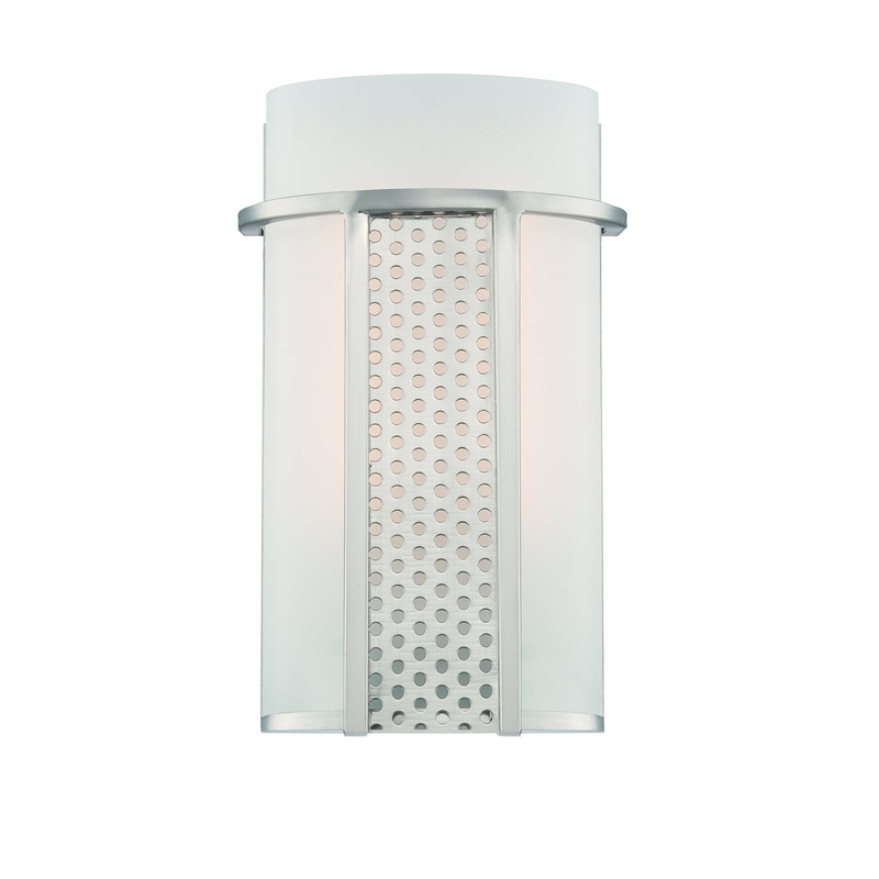 Lucern LED Wall Sconce in Satin Platinum