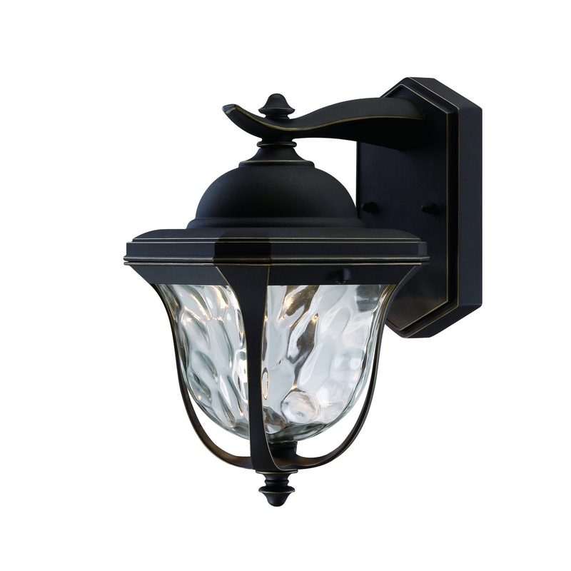 Marquette LED Wall Lantern in Aged Bronze Patina