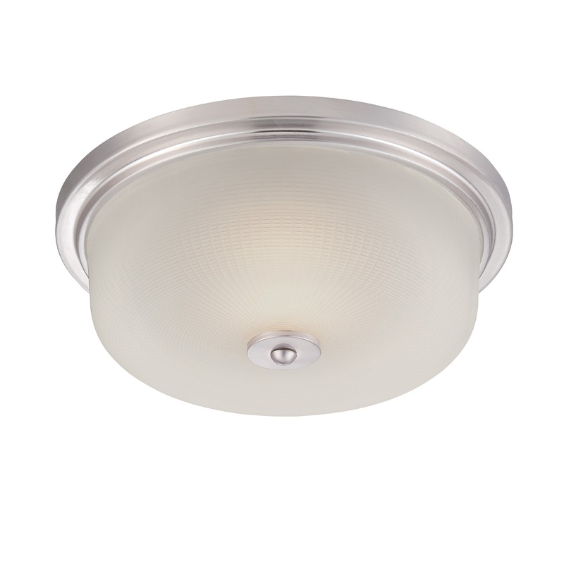 Orono LED Flushmount in Satin Platinum