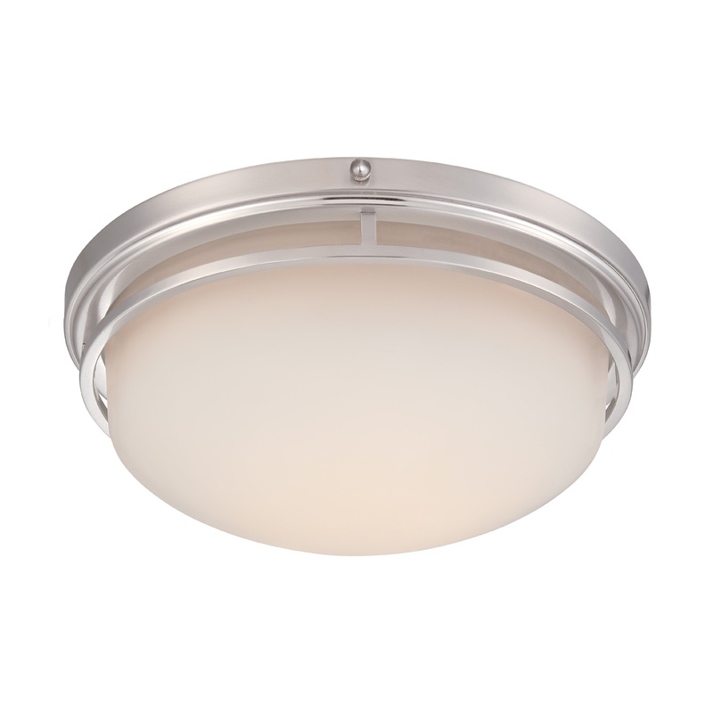 Ramsey LED Flushmount in Satin Platinum
