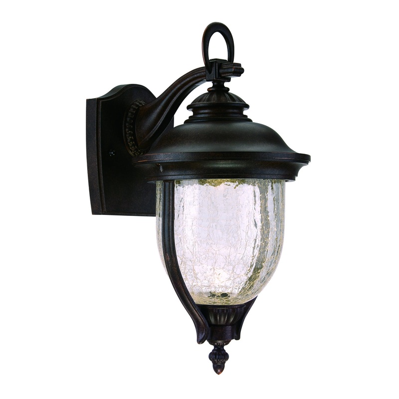 Sheffield LED Wall Lantern in Mystic Bronze