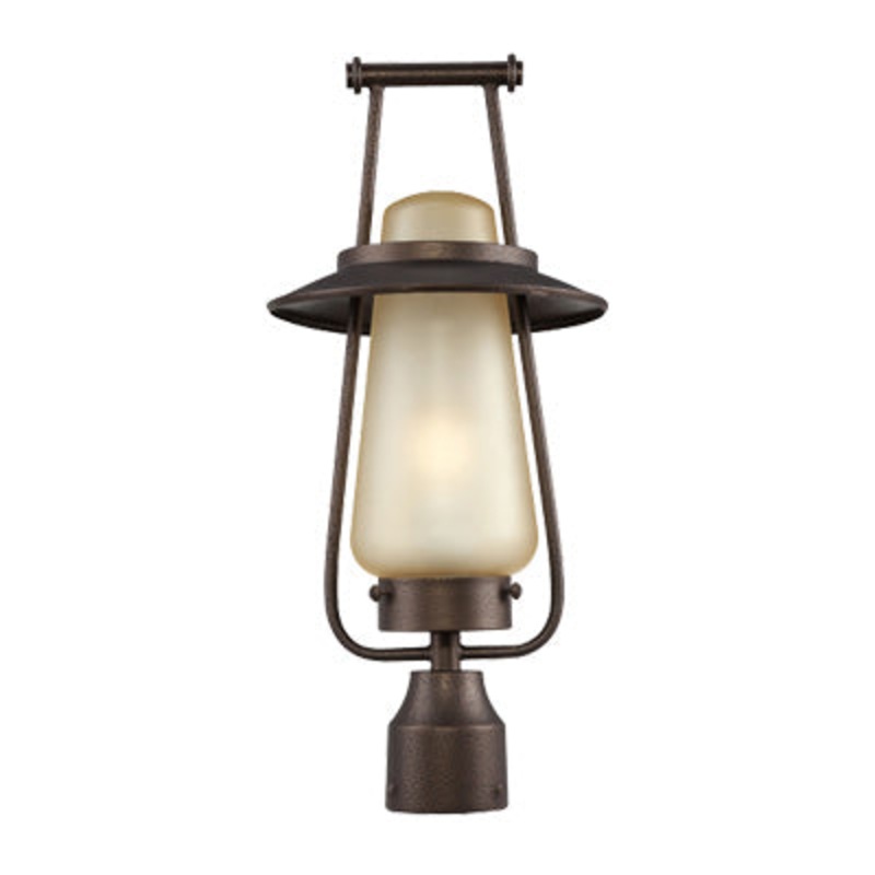 Stonyridge One Light Post Lantern in Flemish Bronze