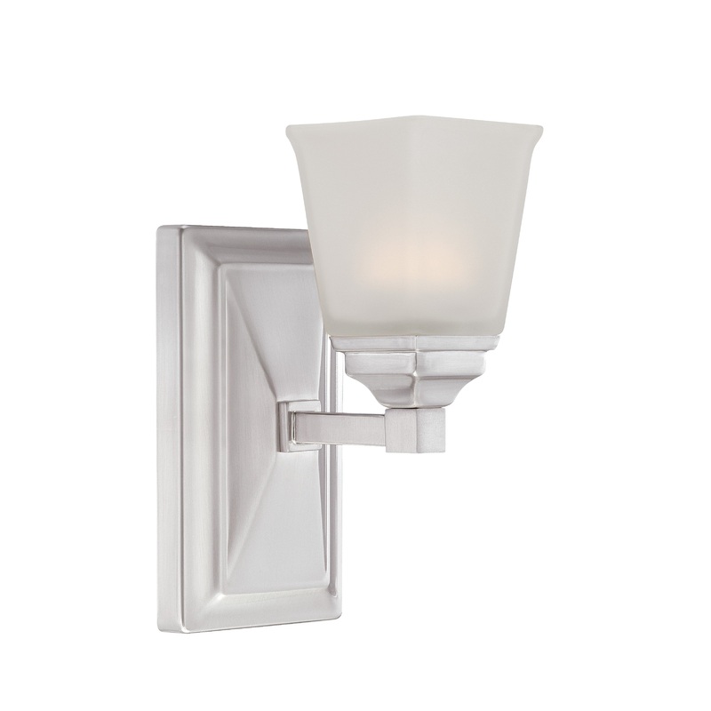 Trenton LED Wall Sconce in Satin Platinum