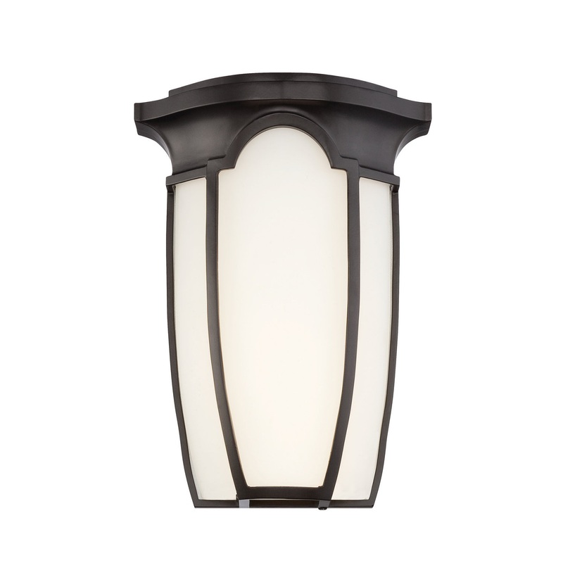 Tudor Row LED Wall Sconce in Burnished Bronze