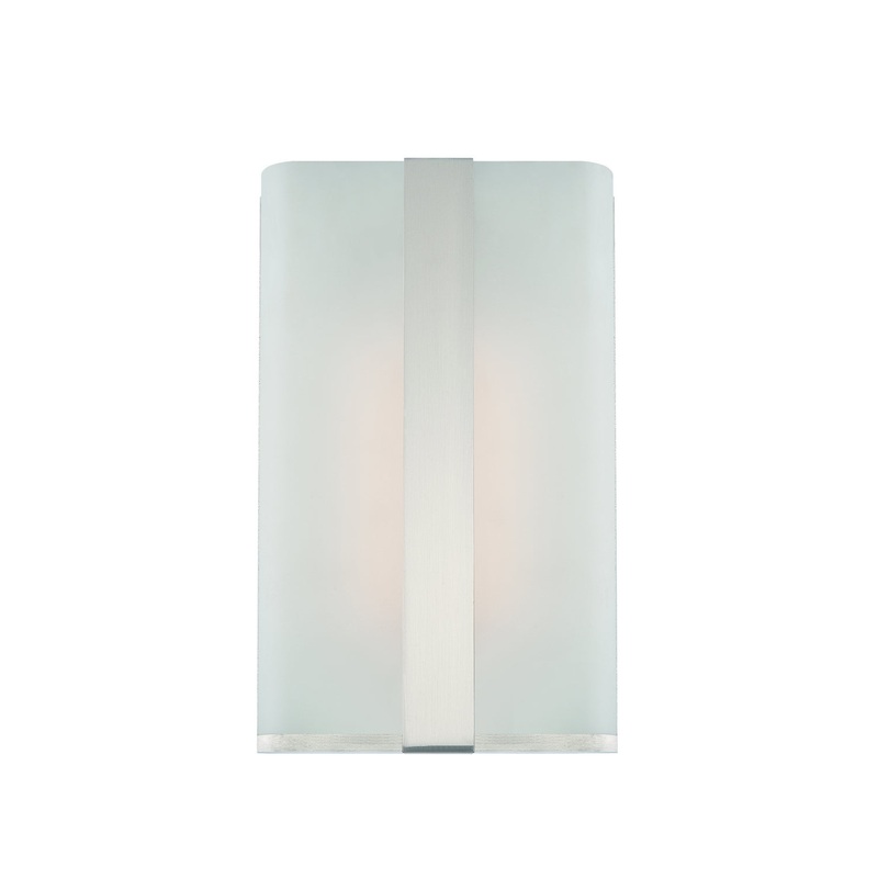 Urban LED Wall Sconce in Satin Platinum