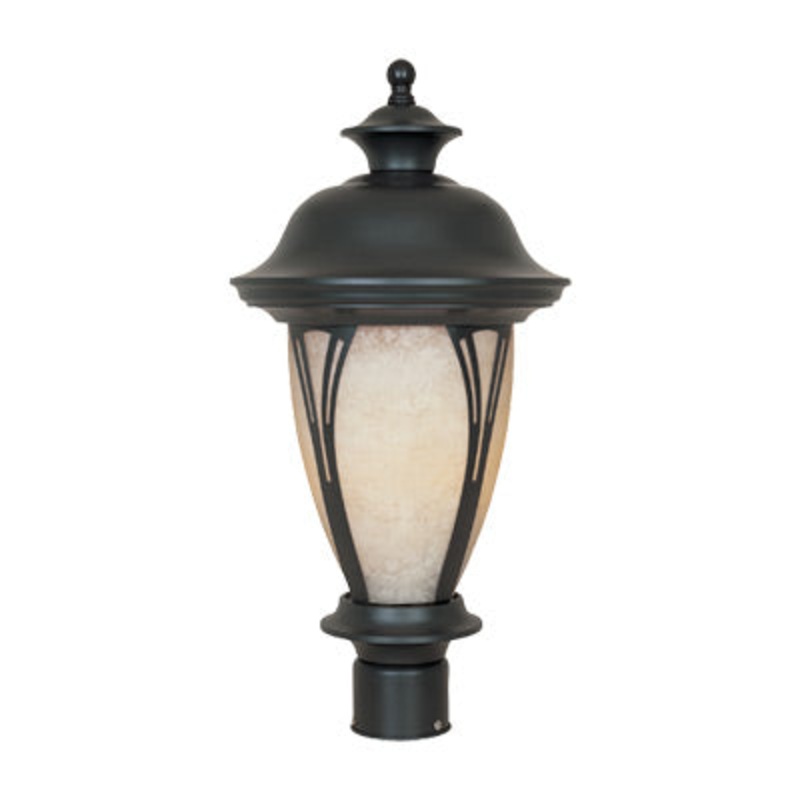 Westchester One Light Post Lantern in Bronze