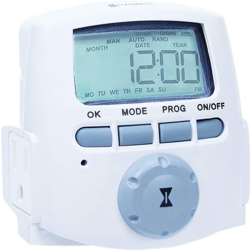 7-Day - Digital Plug-In Timer W/battery backup-1000 W