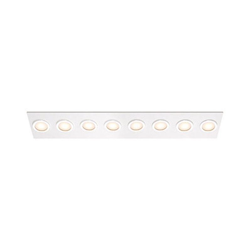 Broadway LED 9 inch White and Chrome Flush Mount Ceiling Light