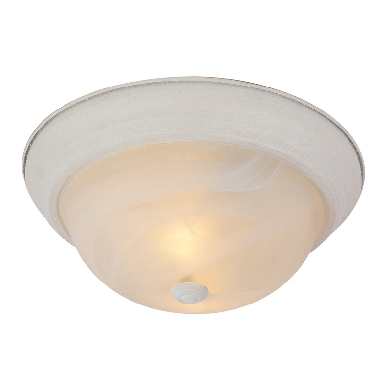Browns Two Light Flushmount in Antique White