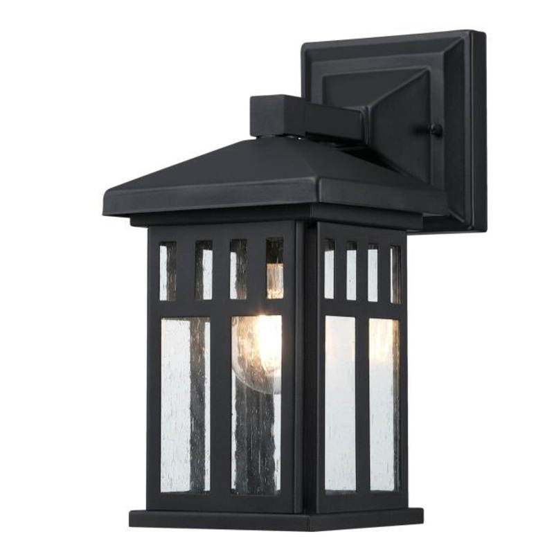 Burnham One Light Wall Fixture in Textured Black