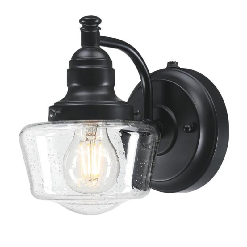 Eddystone One Light Wall Fixture in Matte Black