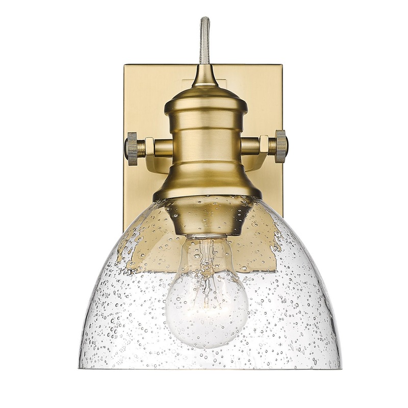 Hines BCB One Light Bath Vanity in Brushed Champagne Bronze