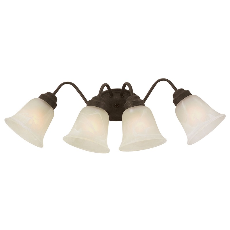 Majestic Four Light Vanity Bar in Rubbed Oil Bronze