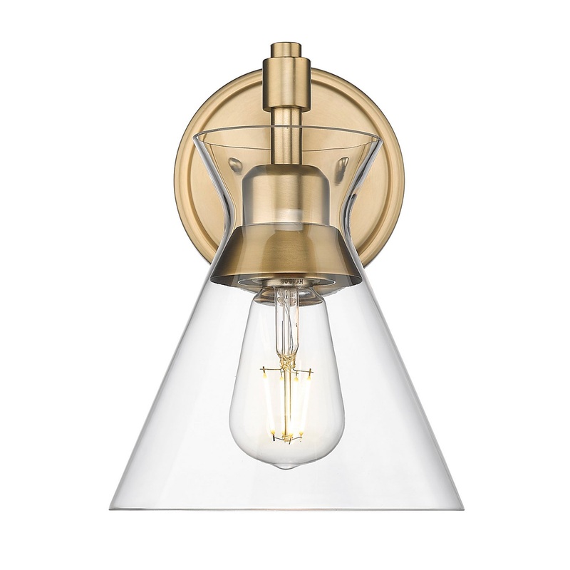 Malta BCB One Light Wall Sconce in Brushed Champagne Bronze