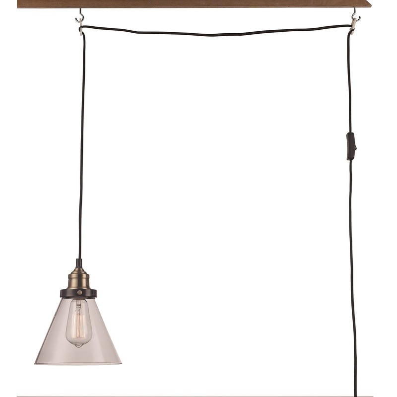 One Light Mini Pendant in Brushed Nickel